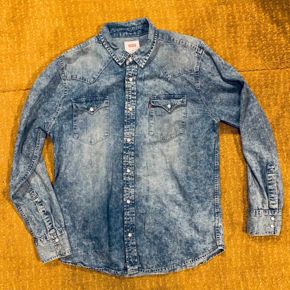 Levi's Stone Washed Western Denim Shirt